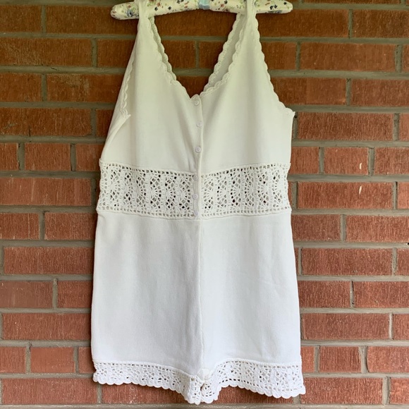 NWOT🌻ASOS crochet knit romper - Picture 3 of 6